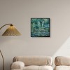 Art Remedy Monet - Water lilies and Japanese Bridge Blue Monet Art Prints Framed - 2 of 4