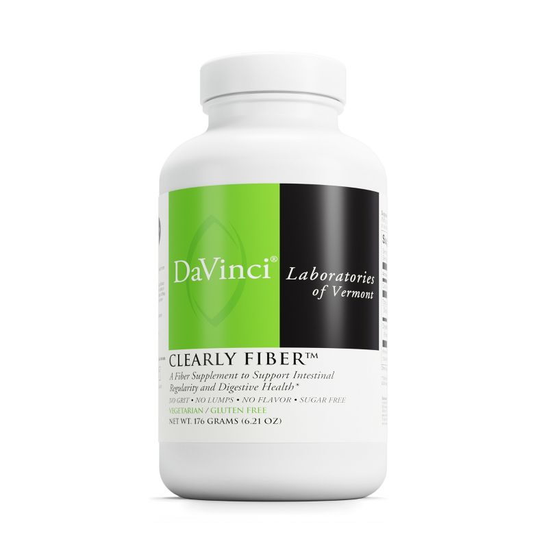 DaVinci Labs Clearly Fiber - Supplement to Support Intestinal Regularity, Normal Bowel Function* - Vegetarian - Gluten-Free - 30 Servings, 1 of 7