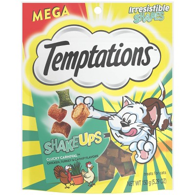 Temptations Shake Ups Clucky Carnival Crunchy Cat Treats - 5.29oz