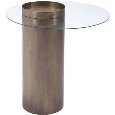 Zuo Emi End Table Antique Bronze