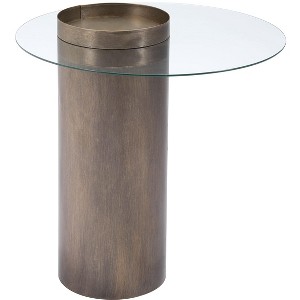 Zuo Emi End Table Antique Bronze - 1 of 4