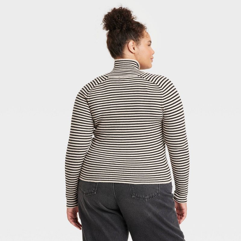 Women's Shrunken Rib Turtleneck Pullover Sweater - Universal Thread™, 2 of 10