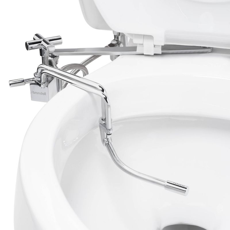 Side-Mounted All Metal Attachable Bidet with Adjustable Spray Wand Ambient Temperature - Brondell, 1 of 13