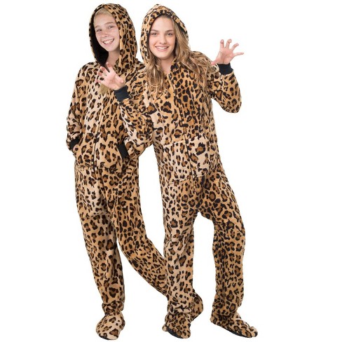 Kids leopard best sale print pajamas