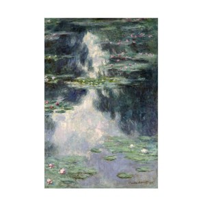 Trademark Fine Art -Monet 'Pond With Water Lilies' Canvas Art - 1 of 4