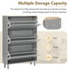 LOVMOR Narrow Design Shoe Cabinet with 3 Flip Drawers - 4 of 4