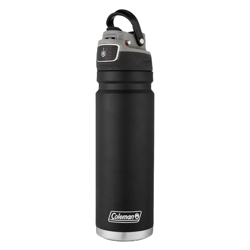 Coleman 24oz Stainless Steel Free Flow Vacuum Insulated Water Bottle with Leakproof Lid - Black, 5 of 8