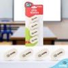 Enday Oval Eraser White, 4 Pack - image 4 of 4