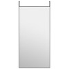 vidaXL Door Mirror Black 19.7 in.x39.4 in. Glass and Aluminum - 2 of 4