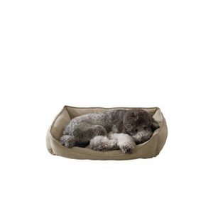 Arlee Home & Pet Cresent Lounger Orthopedic Eco-Friendly Memory Foam Dog Bolster Bed - Safari - L - 1 of 4