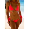 Moda Minx Seychelles 'Coral' Wrap Waist Triangle Charm Bikini Top - 2 of 4