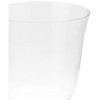 Silver Spoons Baroque Collection Wine Cups for Weddings and Parties, Heavy Duty Disposable Cups, 10 PC, Silver/Clear - 4 of 4