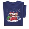 Collections Etc Cute Santa Snowy Kittens Short Sleeve Graphic Tee - 4 of 4