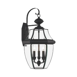 Livex Lighting Monterey 3 - Light Wall Light in  Black - 1 of 4