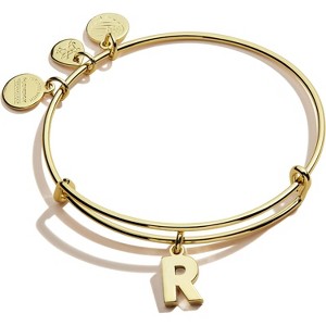 Alex and Ani Expandable Bangle for Women, Initials A to Z Letter Charms, Shiny Finish, 2 to 3.5 in - 1 of 4