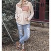 Women's Colorblock Fleece Pullover - Grace & Lace - 4 of 4