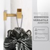 WOWOW Wall Mount Knob Double Robe/Towel Hook - 3 of 4