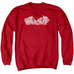 Woody Woodpecker Sketchy Bird Adult Crewneck Sweatshirt - 1 of 4