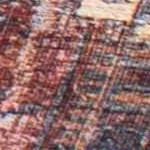 beige, rust, dark pink, green, teal, dark plum