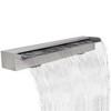 vidaXL Pool Fountain, Spillway for Swimming Pool Decoration Sheer Descent, Waterfall Fountain for Outdoor Garden Pond, Stainless Steel - 2 of 4