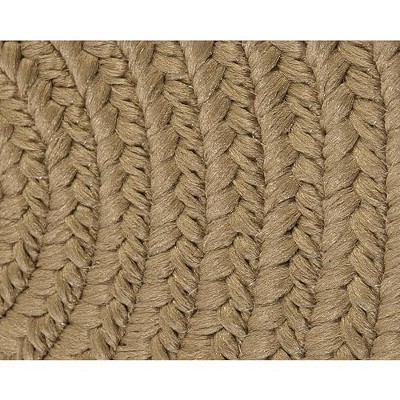 Café Tostado Oval Braided Polypropylene Stair Tread, 28" x 8"