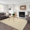 Washable Area Rugs, Modern Plaid Printed Indoor Floor Carpet with Non-Slip Backing, Contemporary Accent Carpet, Stain-Resistant Soft Low Pile Rugs - 2 of 4