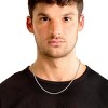 Crucible Men's 3.5mm Rounded Curb Chain Stainless Steel Necklace - 22" - 2 of 4
