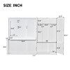 Queen Size Murphy Bed Wall Bed with Closet - ModernLuxe - 4 of 4