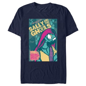 Men's The Nightmare Before Christmas Sally and the Ghouls Festival Poster T-Shirt - 1 of 4