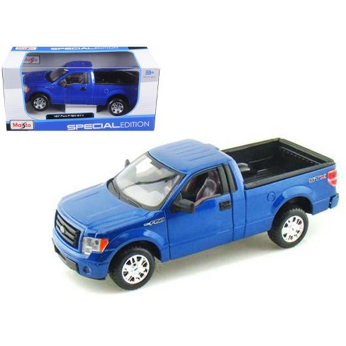 2010 Ford F 150 Stx Pickup Truck Blue 127 Diecast Model By Maisto