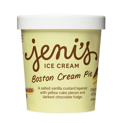 Jeni's Boston Cream Pie Ice Cream - 16oz
