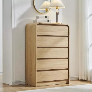 SinCiDo 5 Drawers Dresser for Bedroom, Modern 45in Tall Dressers & Chests of Drawers - 1 of 4