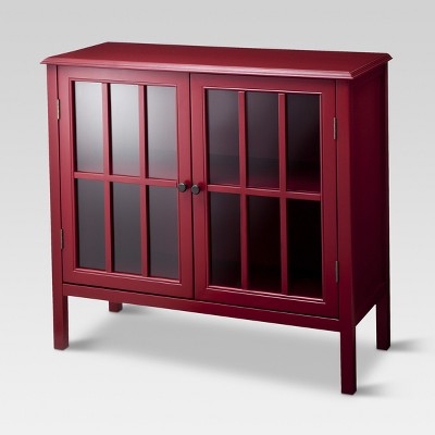 Windham Two-Door Storage Cabinet Red - Threshold&#8482;