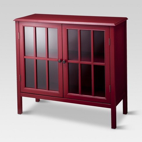 windham two-door storage cabinet red - threshold™