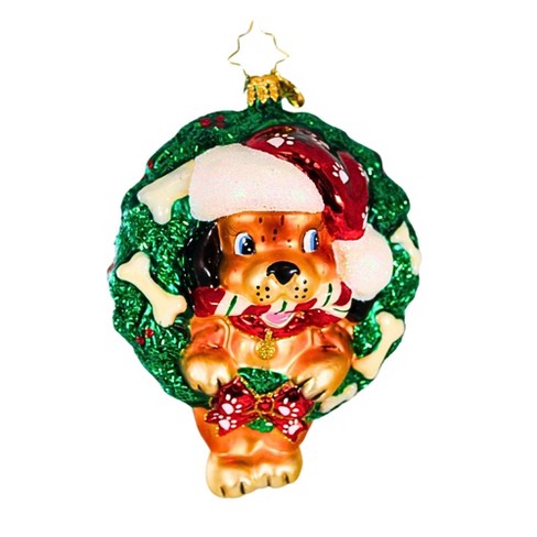 Christopher Radko 3 Dog Glass popular Christmas Tree Ornament