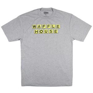 Seven Times Six Waffle House T-Shirt Yellow Block Logo Design Short Sleeve Tee - 1 of 4
