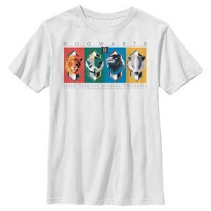 Boy's Harry Potter Hogwarts House Mascots T-Shirt - 1 of 4