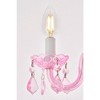 Elegant Lighting Rococo 4 - Light Pendant in  Pink - 3 of 3