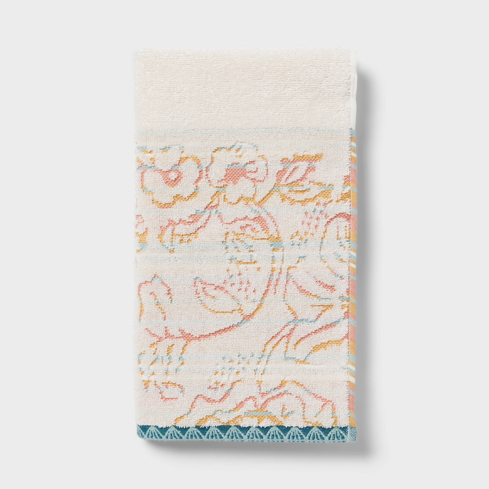 Textured Floral Hand Towel Multi - Threshold™