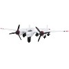 Lockheed P-38J Lightning Fighter Aircraft White with Red Wingtips with Runway Section Diecast Model Airplane by Runway24 - 4 of 4