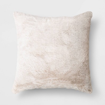 how to clean fur pillows