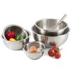 Stainless Steel Mixing Bowl - 18/8 Stainless Steel, Extra Wide Lip, Weighted Design, Flat Bottom with High Sides, Dishwasher Safe - 4 of 4