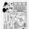Women's - Disney - Mickey and Minnie Mouse New York The Big Apple Short Sleeve Graphic T-Shirt - 2 of 4