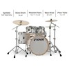SONOR AQ2 Studio Maple 5-Piece Shell Pack White Marine Pearl - 2 of 2