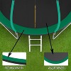 BestParts 12FT Round Trampoline with Ladder, Enclosure Net & Toss Target Game – Green Steel Frame - 4 of 4