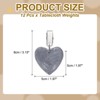 Unique Bargains Marble Heart Shape Tablecloth Weight Pendant Hooks 1.97" x 1.97" - 2 of 4