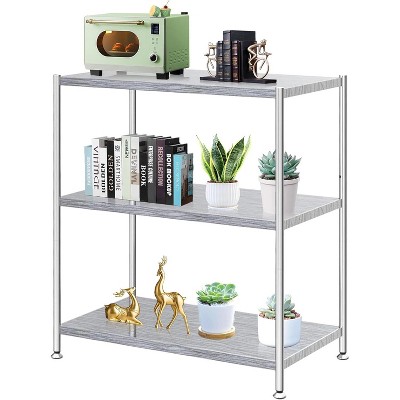 Stainless Steel Shelves, 3/4/5 Tier Storage Shelf, Heavy Duty Shelving for Kitchen Garage Office Restaurant Warehouse