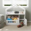 Kids Bookshelf, Toy Storage Organizer, Wooden Toddler Bookcase w/Motion Sensor Light for Kids, Dollhouse Bookshelf for Playroom Bedroom - 2 of 4