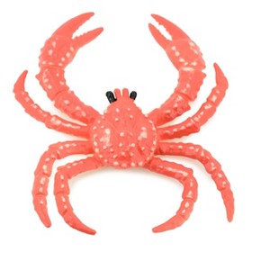 Collectible Wildlife Gifts | Crab, King Crab, Rubber Crustacean, Museum Quality, Hand Painted, Realistic Toy Figure, Model, Gift,   4"   CH445 BB114 - 1 of 4