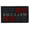 HomeRoots 18" X 30" Gray and Red Synthetic Fiber Abstract Outdoor Door Mat - 4 of 4